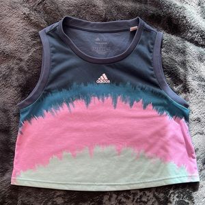 Adidas multicolored crop top